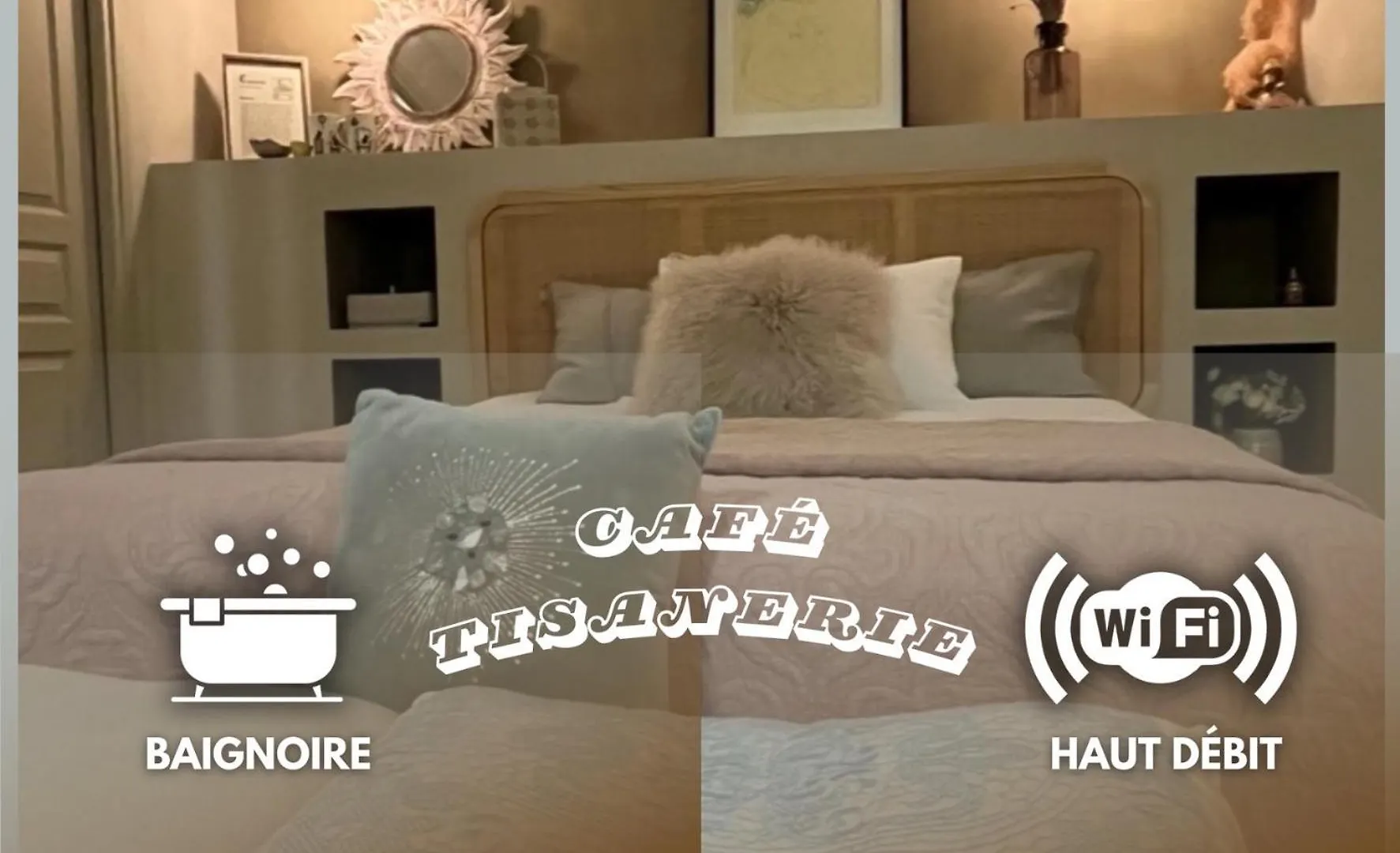 Accommodatie bij particulieren Bed & Breakfast Les Hauts De Cagnes Vue Mer Et Montagne Appartement